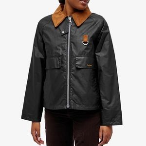 BARBOUR EDDLESTON SHORT WAX JACKET NWT